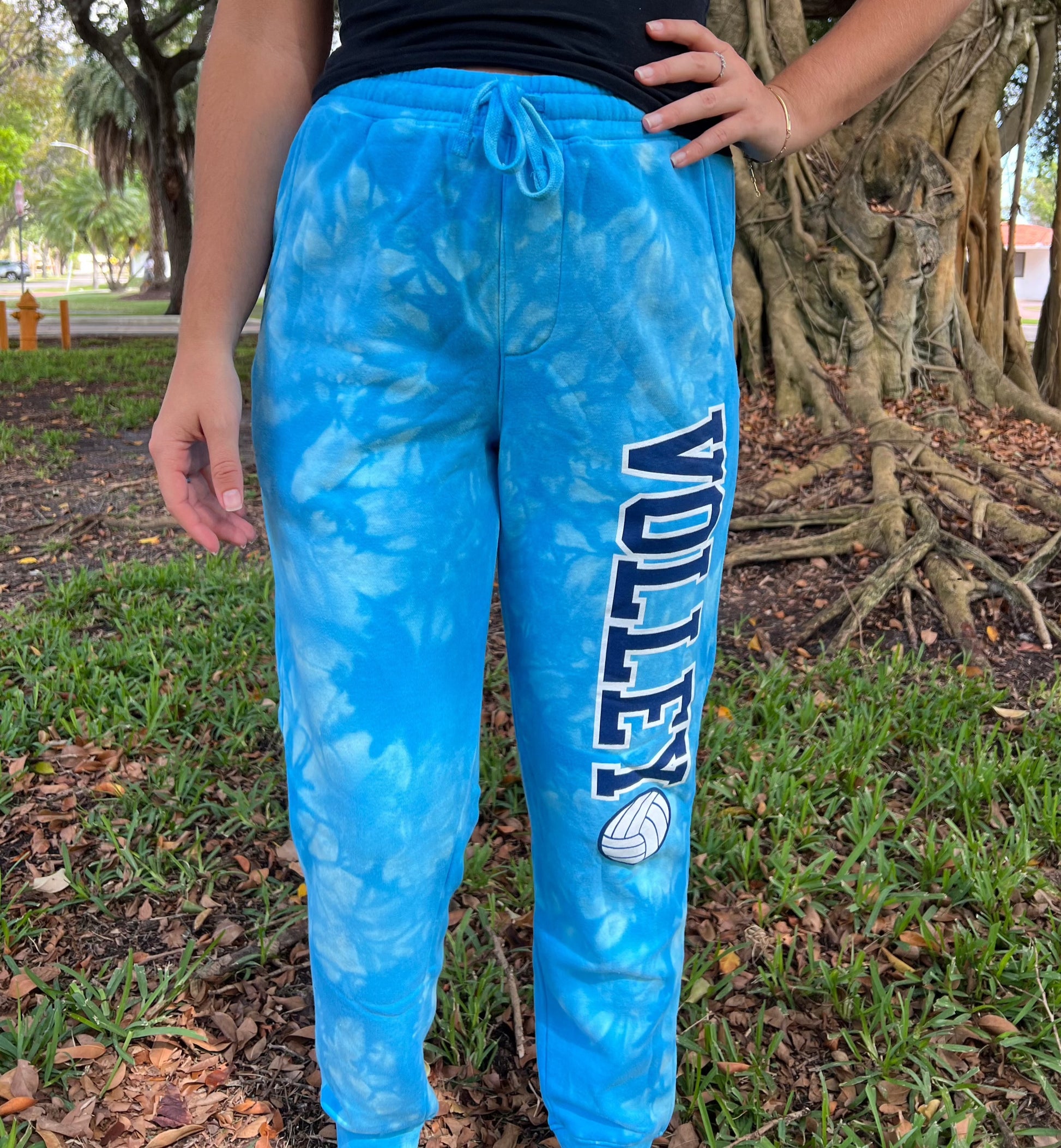Tie Dye VB Sweatpants Pink
