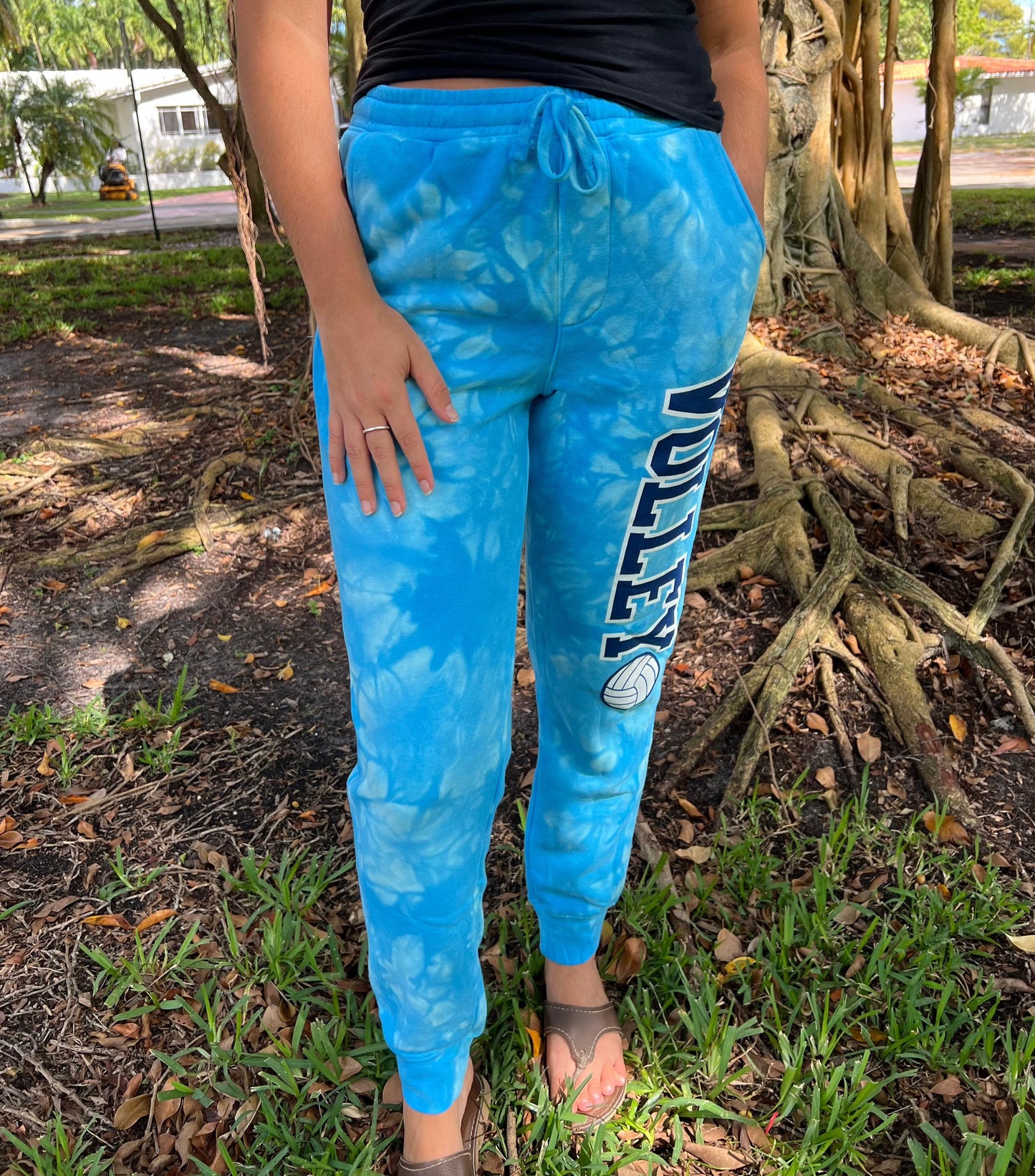 Tie-Dye VB Sweatpants Blue