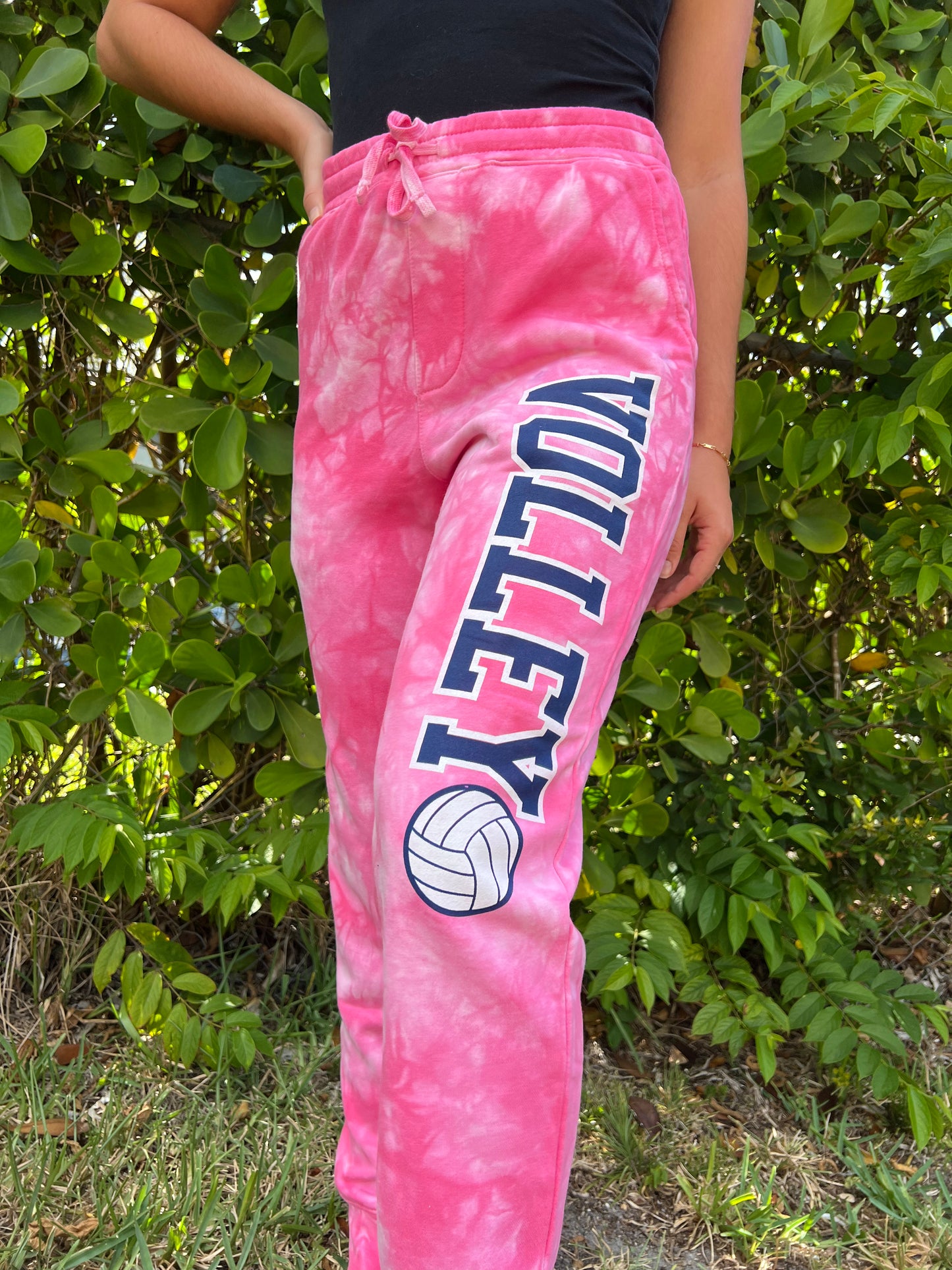 Tie-Dye VB Sweatpants Pink