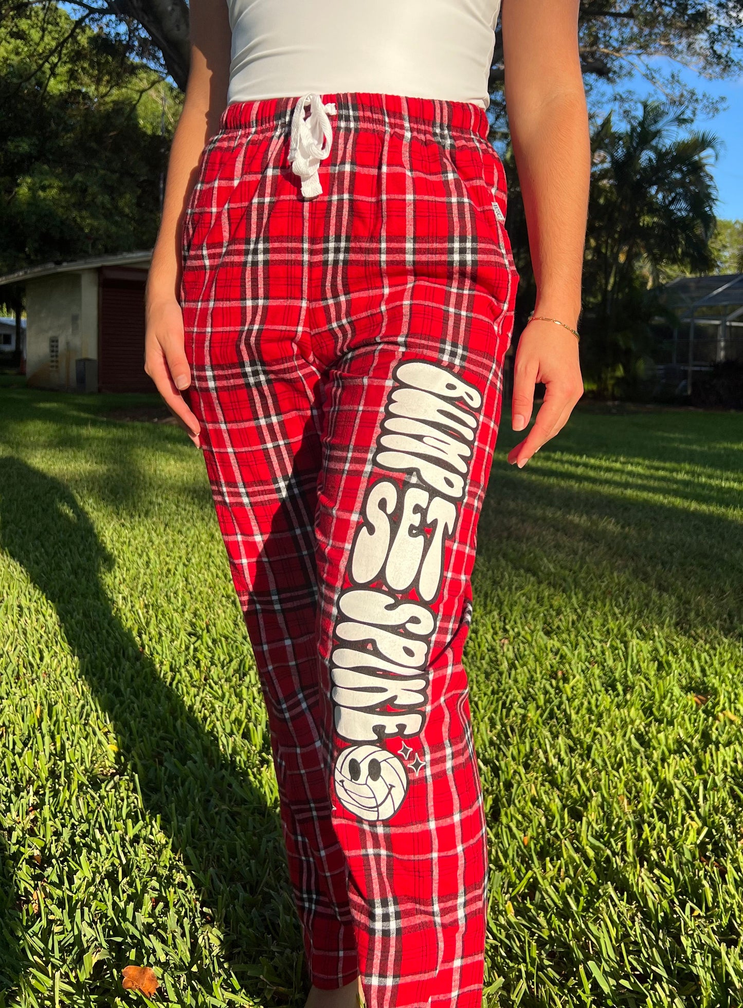 VB Flannel Pajama Pants Red