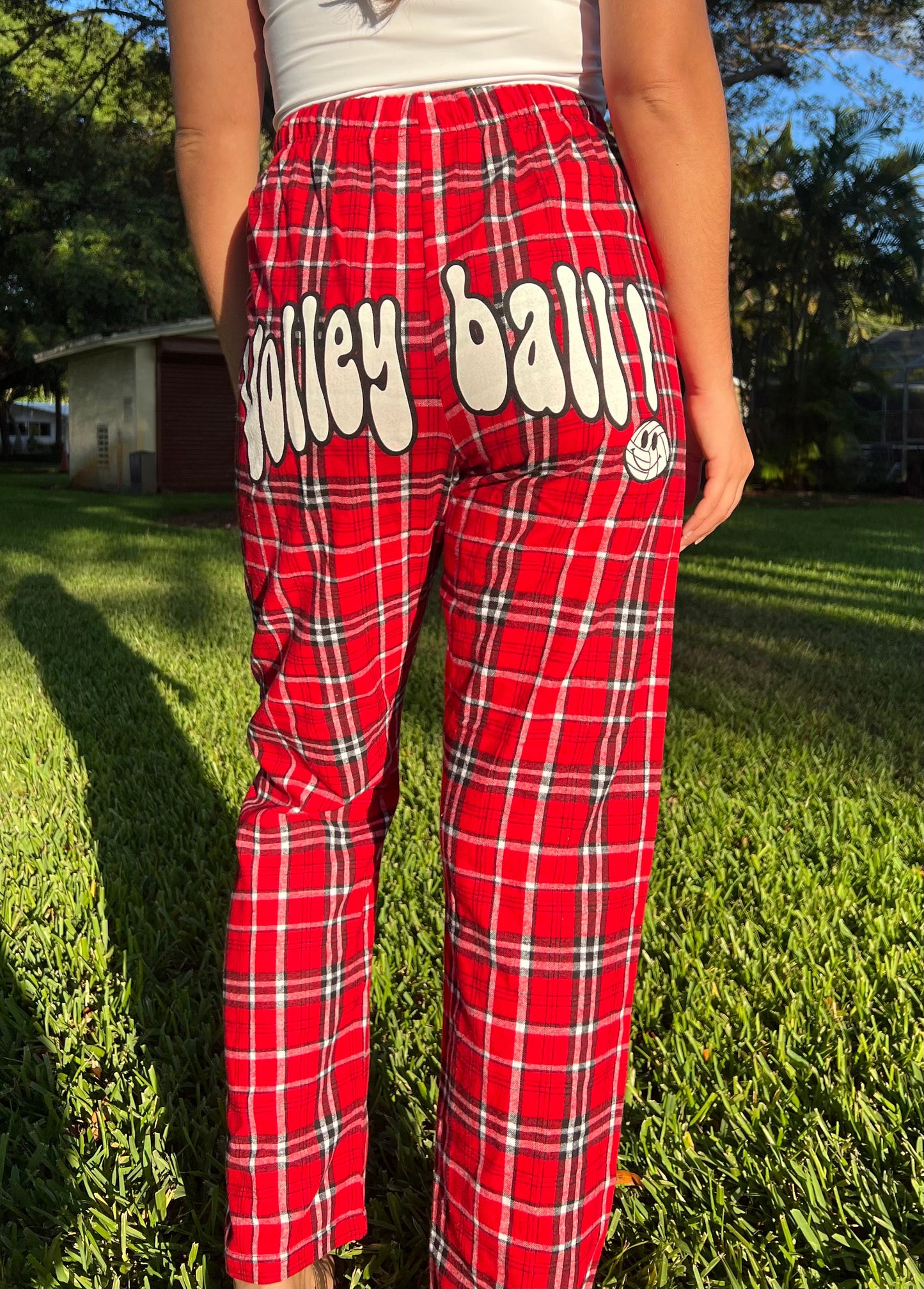 VB Flannel Pajama Pants Red