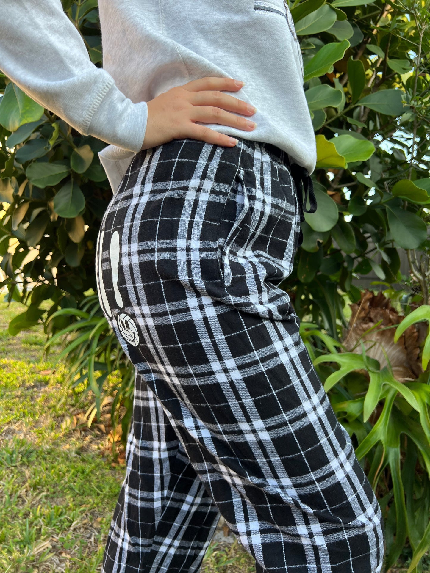 VB Flannel Pajama Pants Black