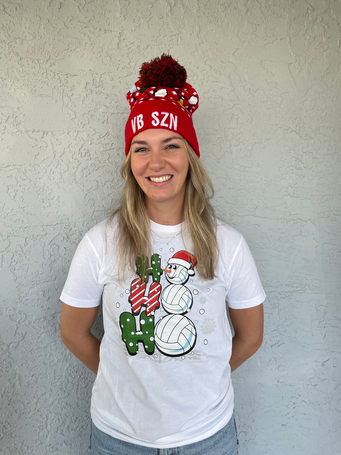 HO HO HO Snowman Volleyball T-Shirt