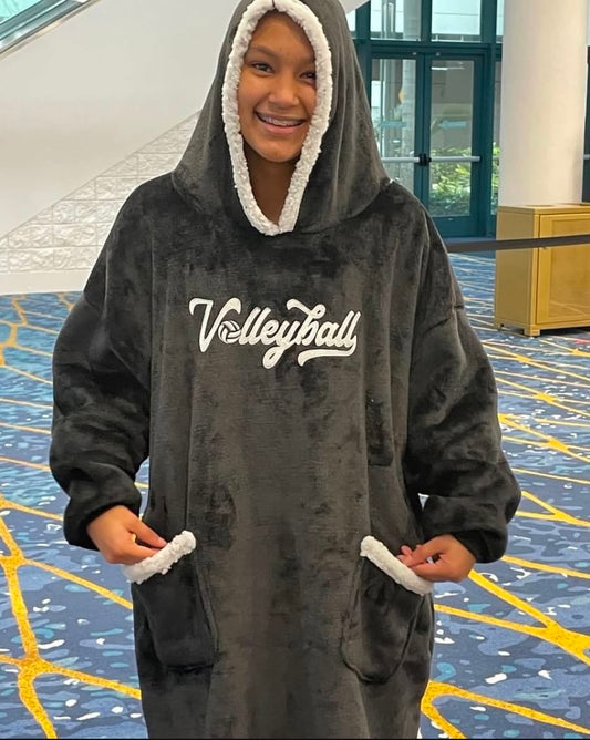 Volleyball Snug Hoodie Blanket